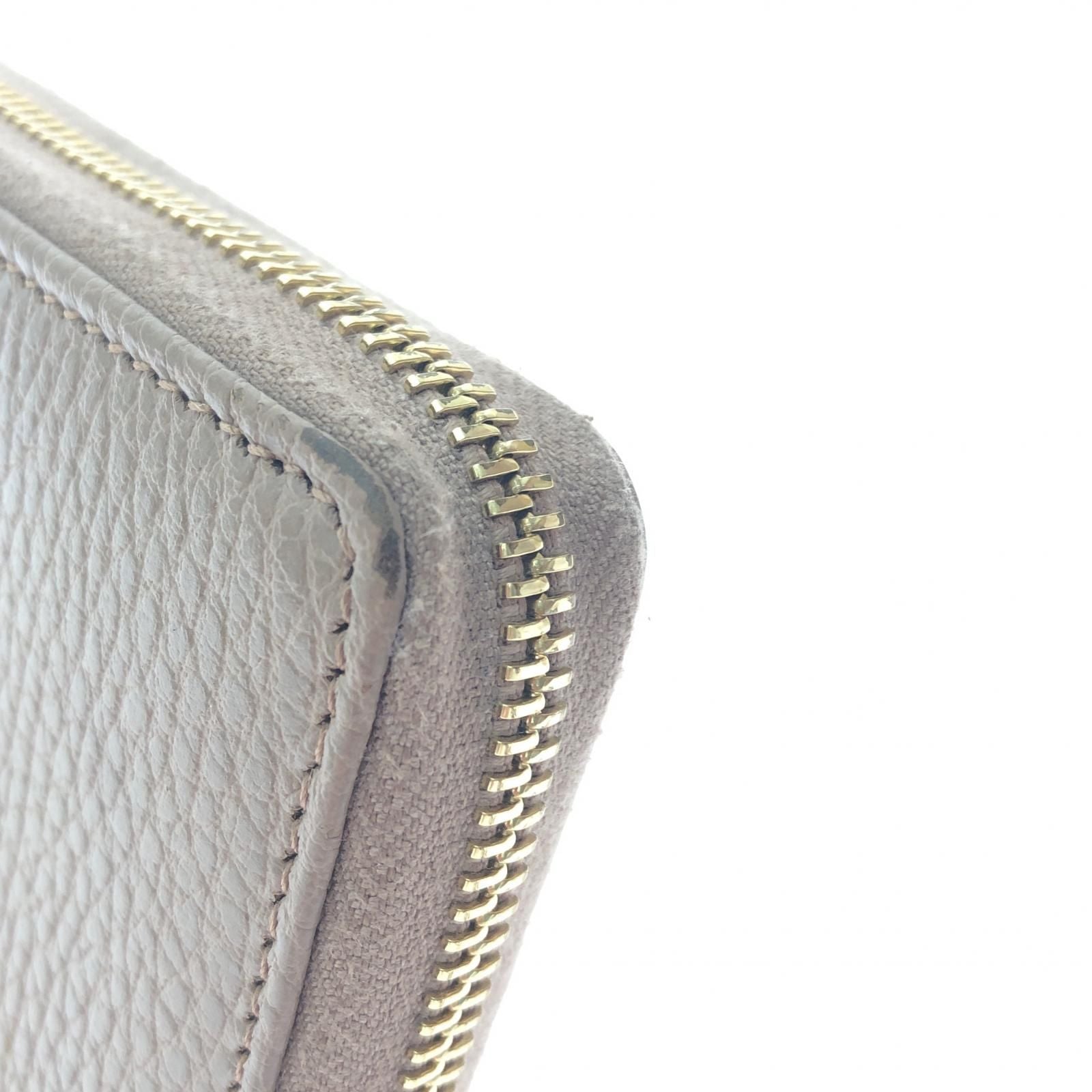 Gucci Women's Long Wallet Zip Around Wallet Petit Marmont Gold Hardware GG