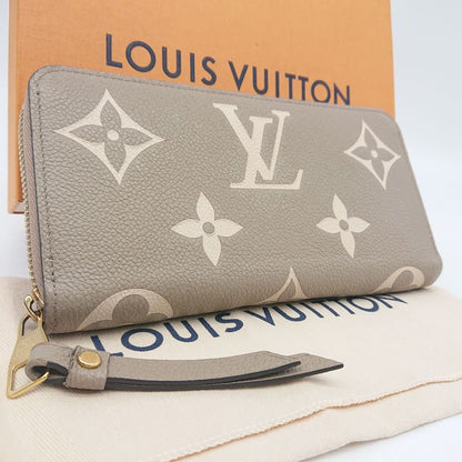 Louis Vuitton Zippy Wallet Empreinte Bi-color Beige With IC Chip Box