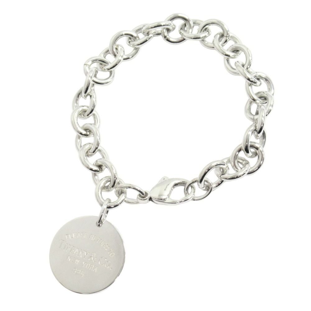 Tiffany & Co Polished Return to Round Bracelet Chain Silver