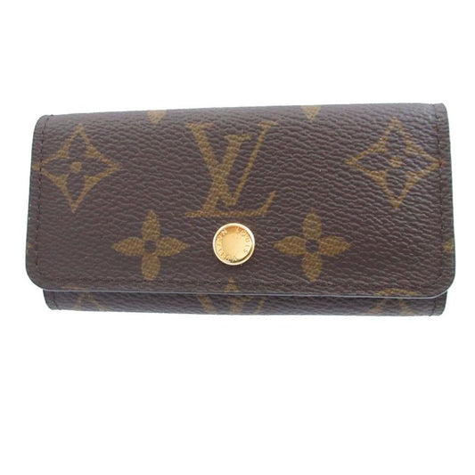 Louis Vuitton Multicles IC Chip Monogram Brown 4-ring Key Case 1900
