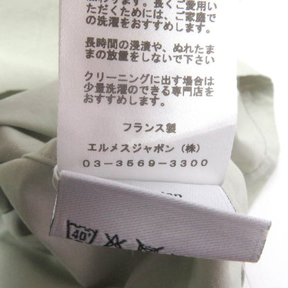 Hermes 23SS 100% Cotton Patch Pocket Crew Neck Sleeveless Cut & Sewn Pullover