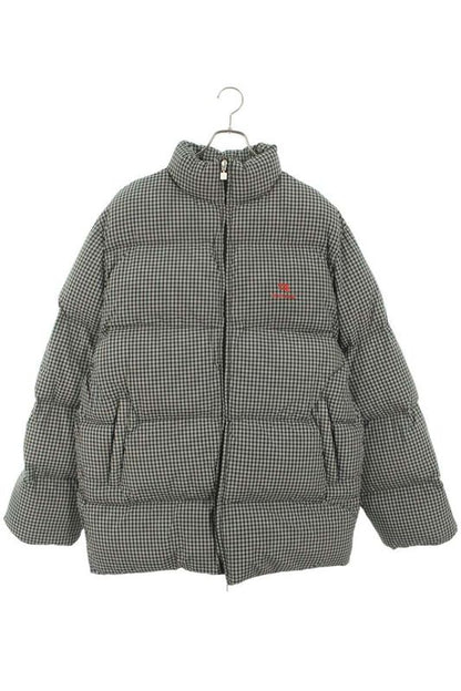 Balenciaga 681440 Tlo36 Logo Embroidered Chuck Pattern Down Jacket Men's S