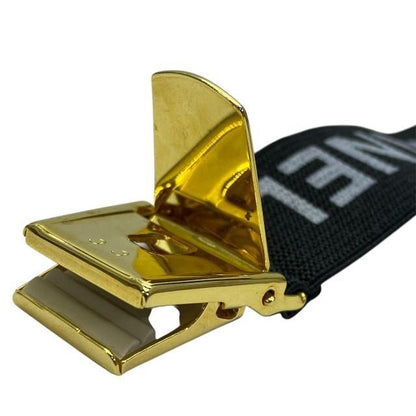 Chanel Armband Clip Accessory Small Logo Rubber GP Black