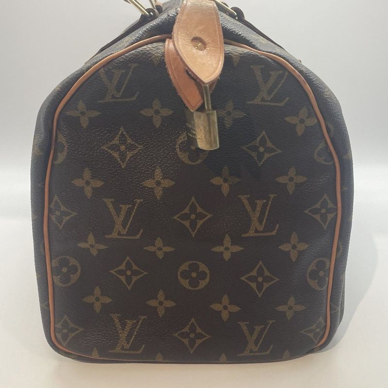 Louis Vuitton Monogram Speedy 30 M41526 Handbag Brown Preowned 005440