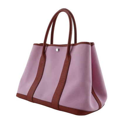 Hermes Garden Party PM Toile Officier Pink/red Y Ladies Tote Bag