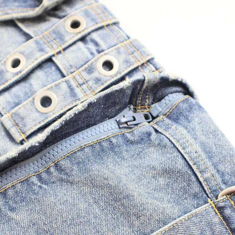 Balenciaga 22ss Raver Baggy Pants Raver Baggy Denim Pants 681703 Tjw60 Indigo 34