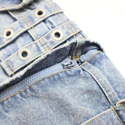 Balenciaga 22ss Raver Baggy Pants Raver Baggy Denim Pants 681703 Tjw60 Indigo 34