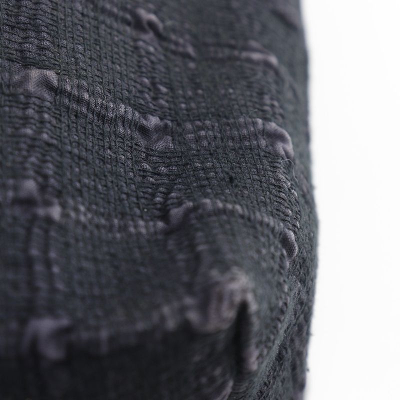 Hermes Amedava Cabas De Poche Long Shoulder Canvas Black Women's Shoulder Bag