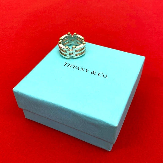 Tiffany & Co. Gate Ring 18K Gold Silver X