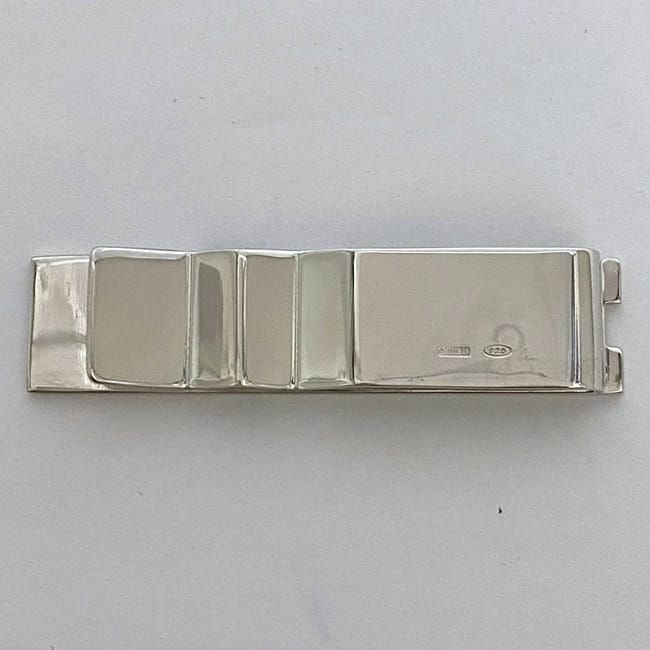 Gucci Money Clip Ec22539 Silver Polished