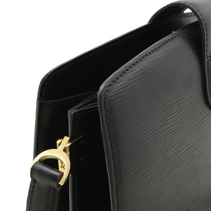 Louis Vuitton Epi Capuchin Shoulder Bag Crossbody Noir Black Gold Hardware