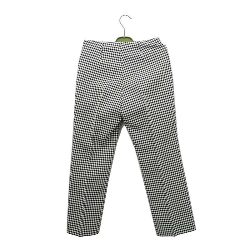 Gucci Pants Check Size 36 Black White 741239 Women's Apparel Women's