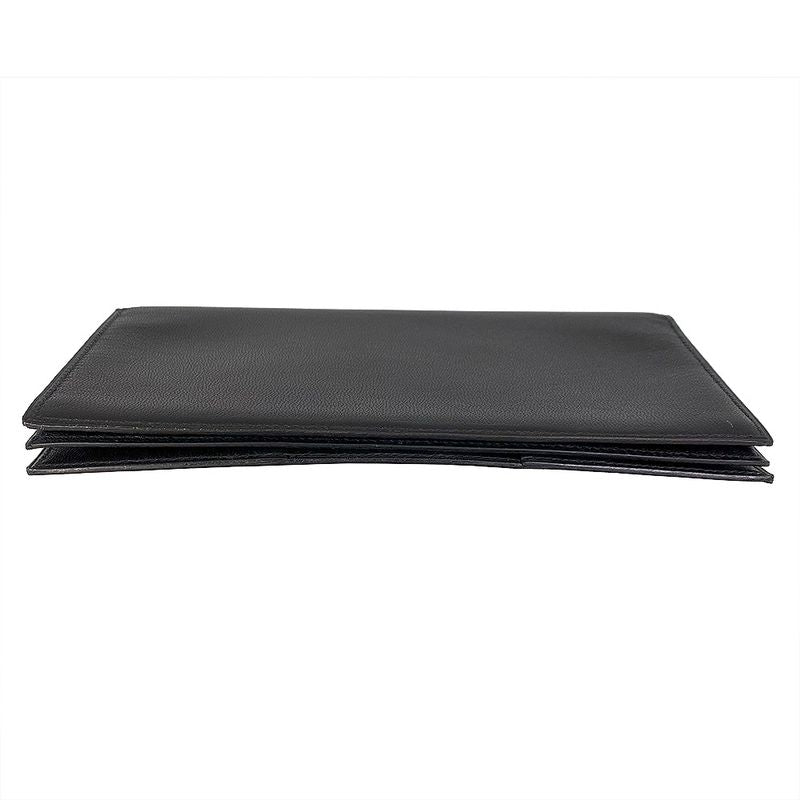Hermes Bifold Billfold Black Wallet