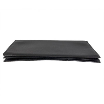 Hermes Bifold Billfold Black Wallet