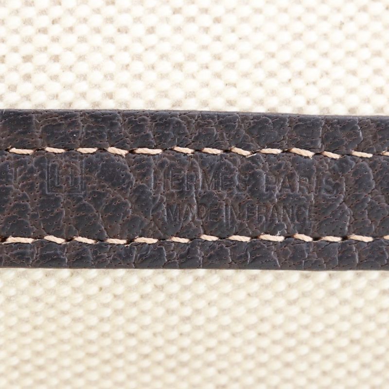 Hermes Garden Party 36 PM Toile Ash Marron Beige/brown □H Ladies Tote Bag