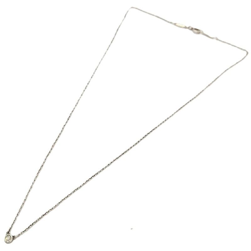 Tiffany & Co Tiffany & Co By-the-yard Necklace With Diamonds Sv925 16g Silver