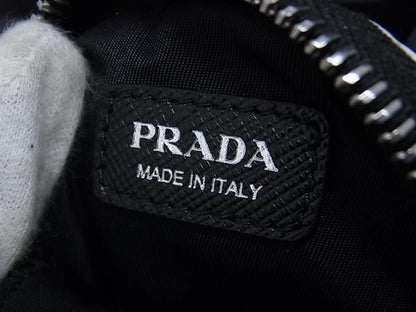 Prada 1zt016 Tessuto Nylon Cell Phone Shoulder Phone Holder Multi-case White