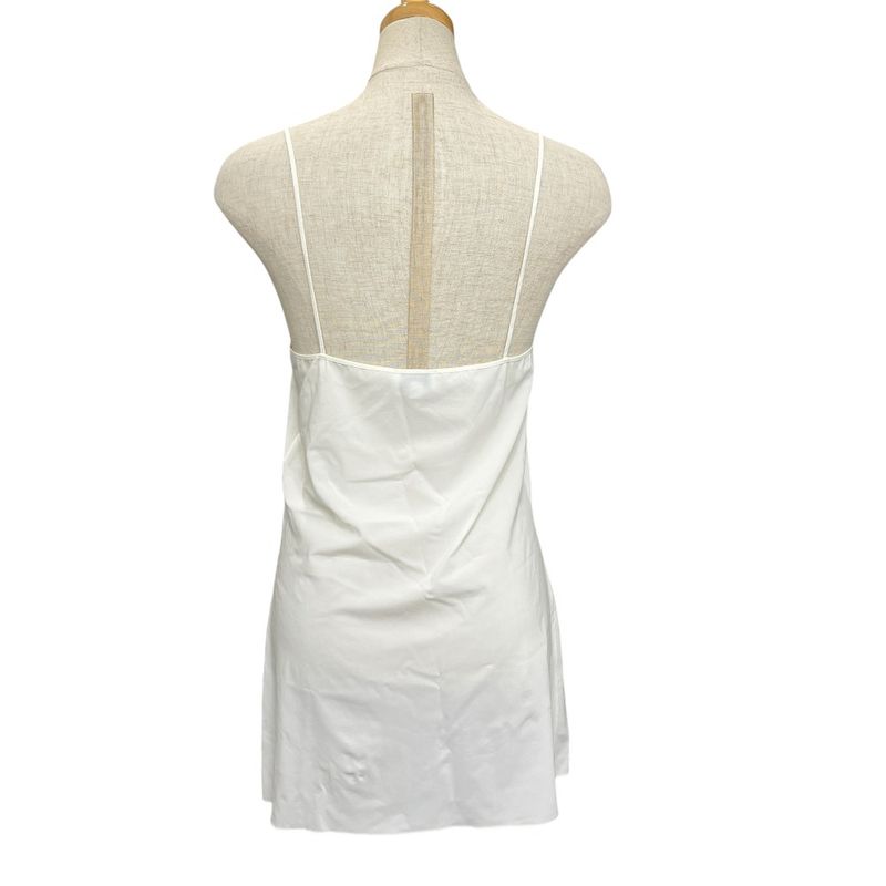 Chanel Dress Coco Mark Clover Lace P76856k11051 Cotton White