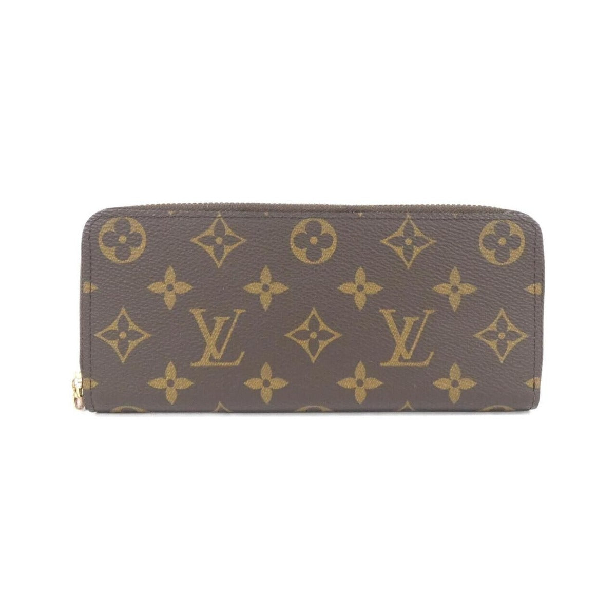 Louis Vuitton Monogram Portefeuille Clemence Wallet Brown Marron