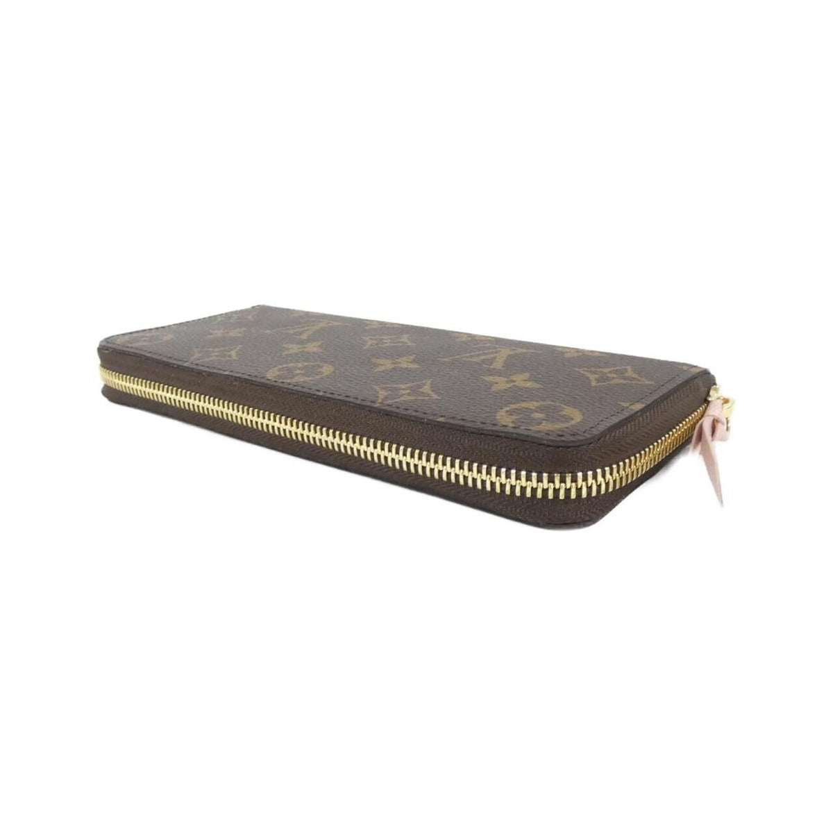 Louis Vuitton Monogram Portefeuille Clemence Wallet Brown Marron — view 2