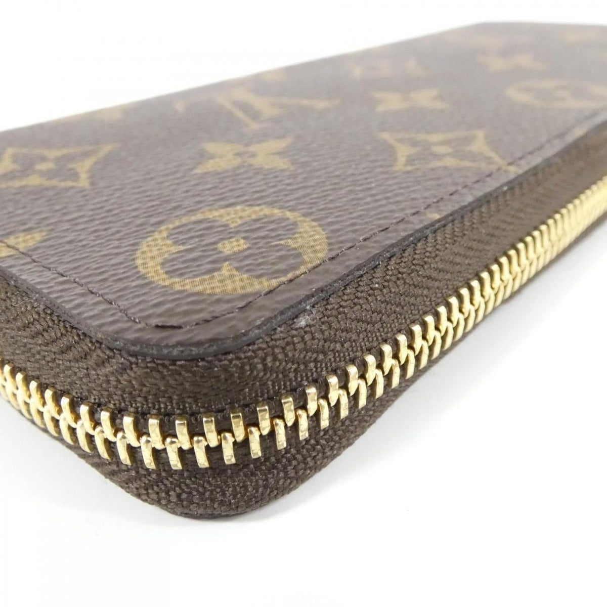 Louis Vuitton Monogram Portefeuille Clemence Wallet Brown Marron — view 3