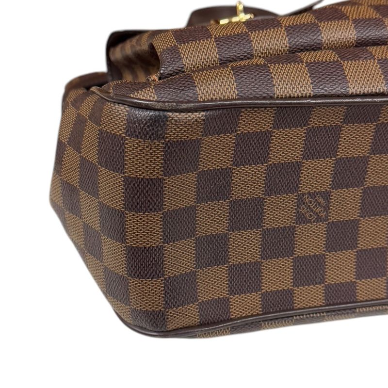 Louis Vuitton Uzes Damier Tote Bag Damier Canvas N51128 Brown Women's Louis