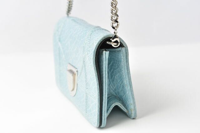 Christian Dior Chain Pouch Chain Mini Wallet Christian Dior Pouch Cannage