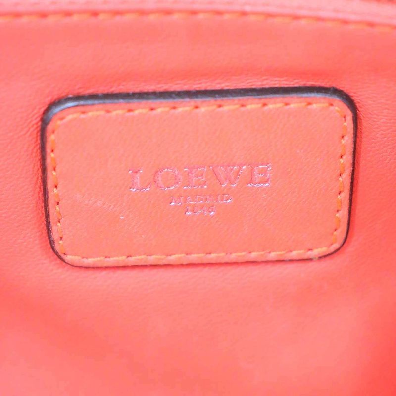 Loewe Amazona 28 Mini Boston Leather Bag 352.35aa03 Orange