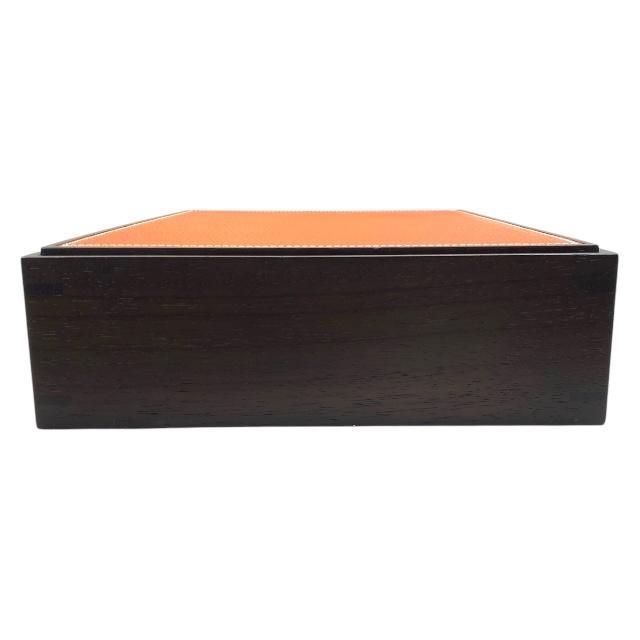 Hermes Playard Wooden Box Accessory Case Interior Accessory Case Rosewood