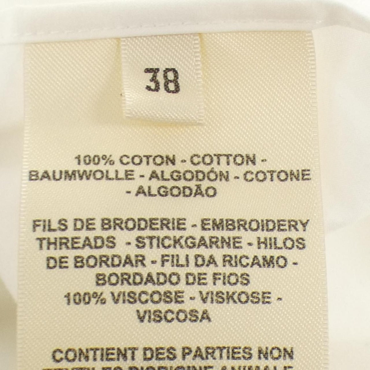 Hermes Carre Shirt White 38 — view 3