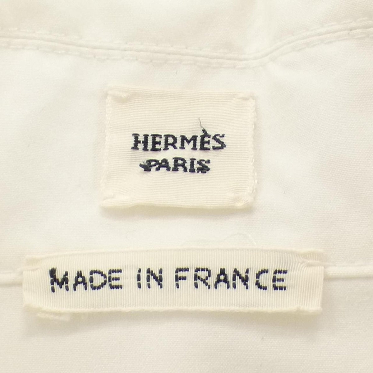 Hermes Carre Shirt White 38 — view 4