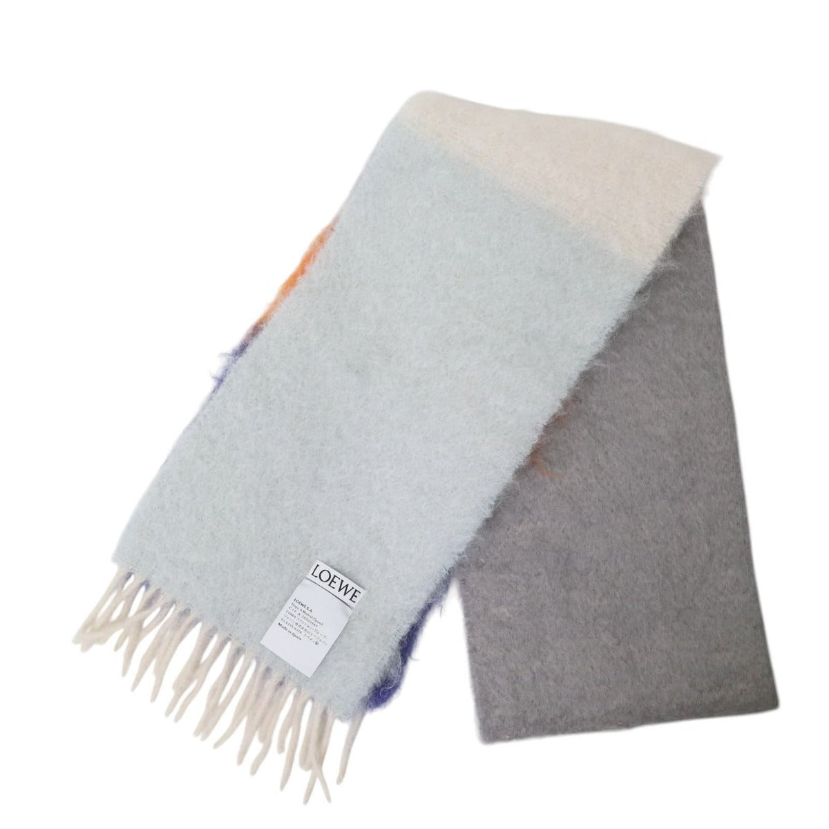 Loewe Mohair Woolstrip Scarf- — view 4