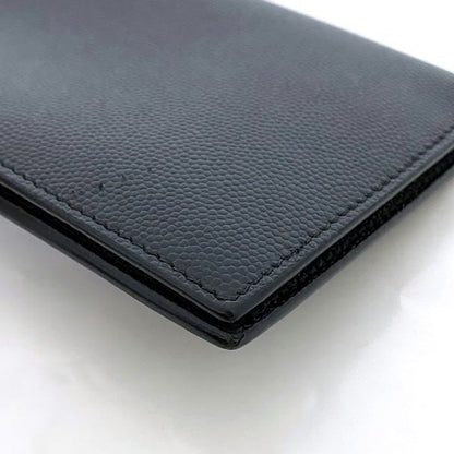 Saint Laurent Folding Long Wallet Black Tgn
