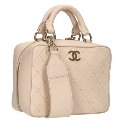 Chanel Quilted Vanity 2-Way Handbag