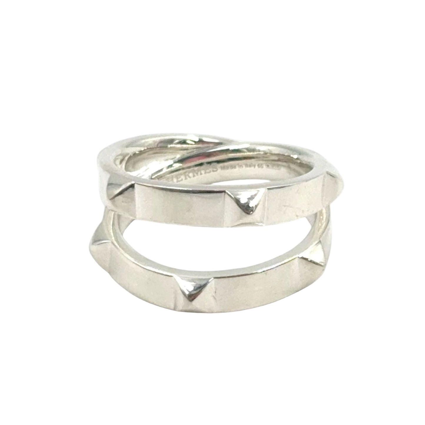 Hermes Crew Silver Ring