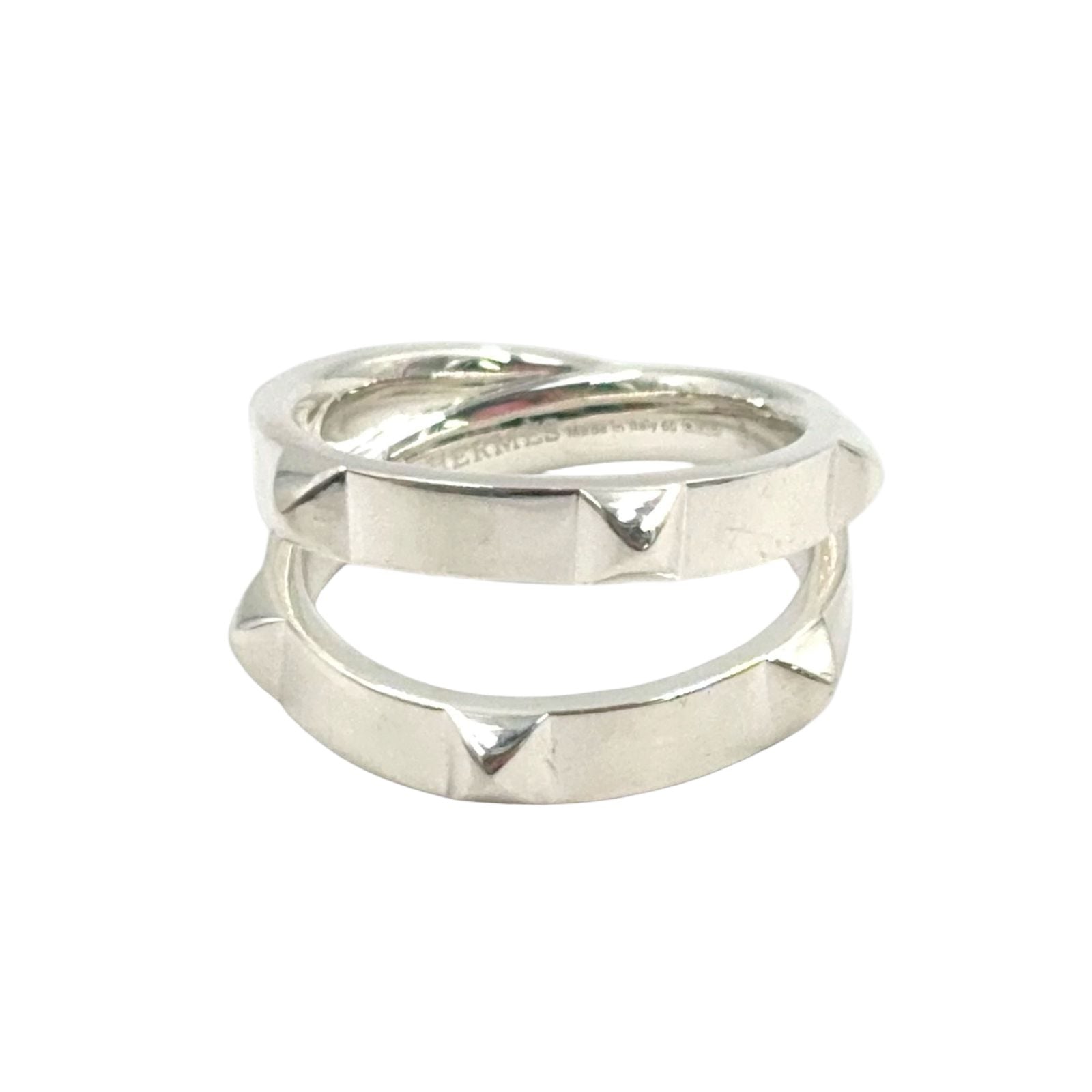 Hermes Crew Silver Ring