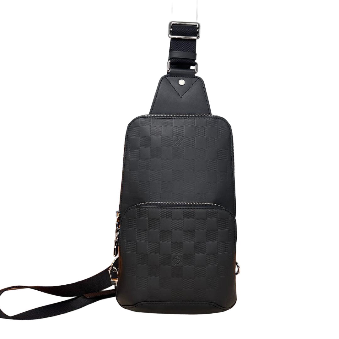 Louis Vuitton Damier Infini Avenue Sling Bag Black