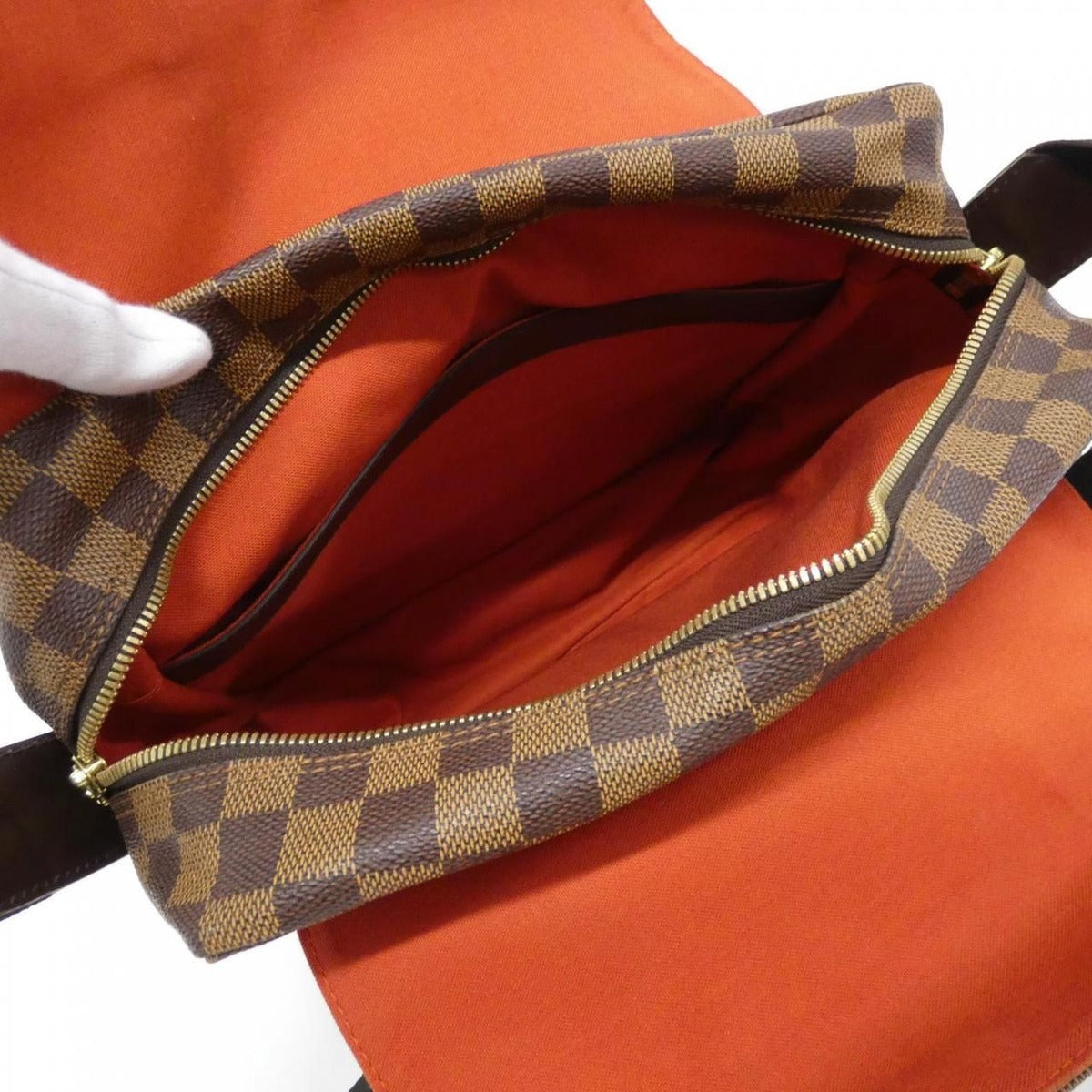Louis Vuitton Damier Naviglio Shoulder Bag Ebene — view 5