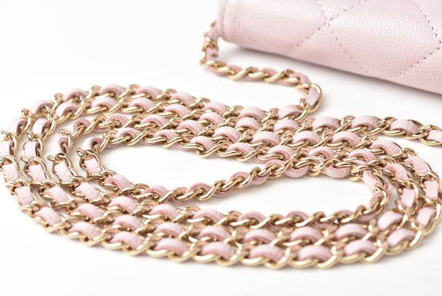 Chanel Chain Mini Wallet Accessory Pouch Chanel Ap2138b05437 Matelasse Caviar