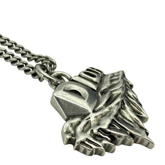 Christian DIOR Necklace Astero Motif Metal Silver