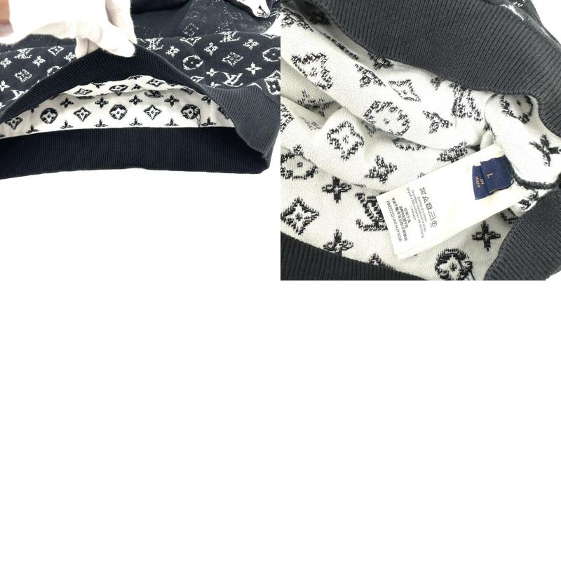 Louis Vuitton Parka Gradient Rm222q Cotton Black