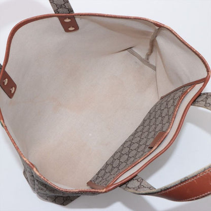 Gucci GG Supreme Tote Bag 211134 Unisex Brown Made In Italy