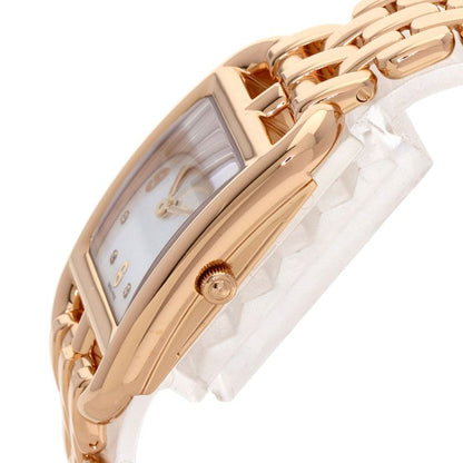 Hermes Cc1270a Cape Cod 8P Diamond Watch 18K Pink Gold Ladies