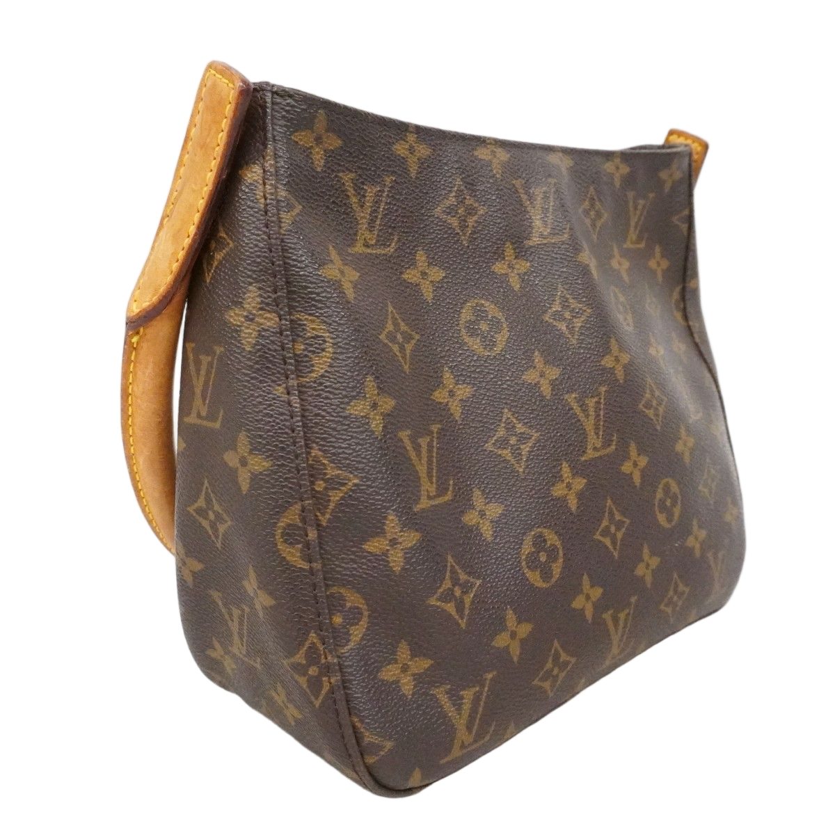 Louis Vuitton Shoulder Bag Monogram Looping MM Brown — view 2