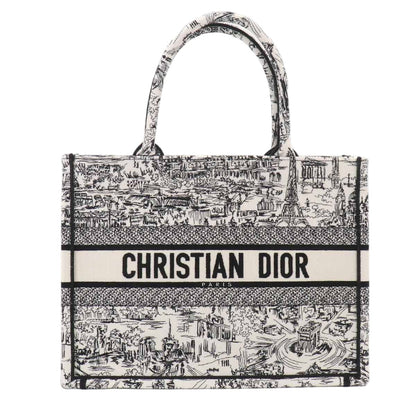 Dior Plan de Paris Book Tote Canvas White