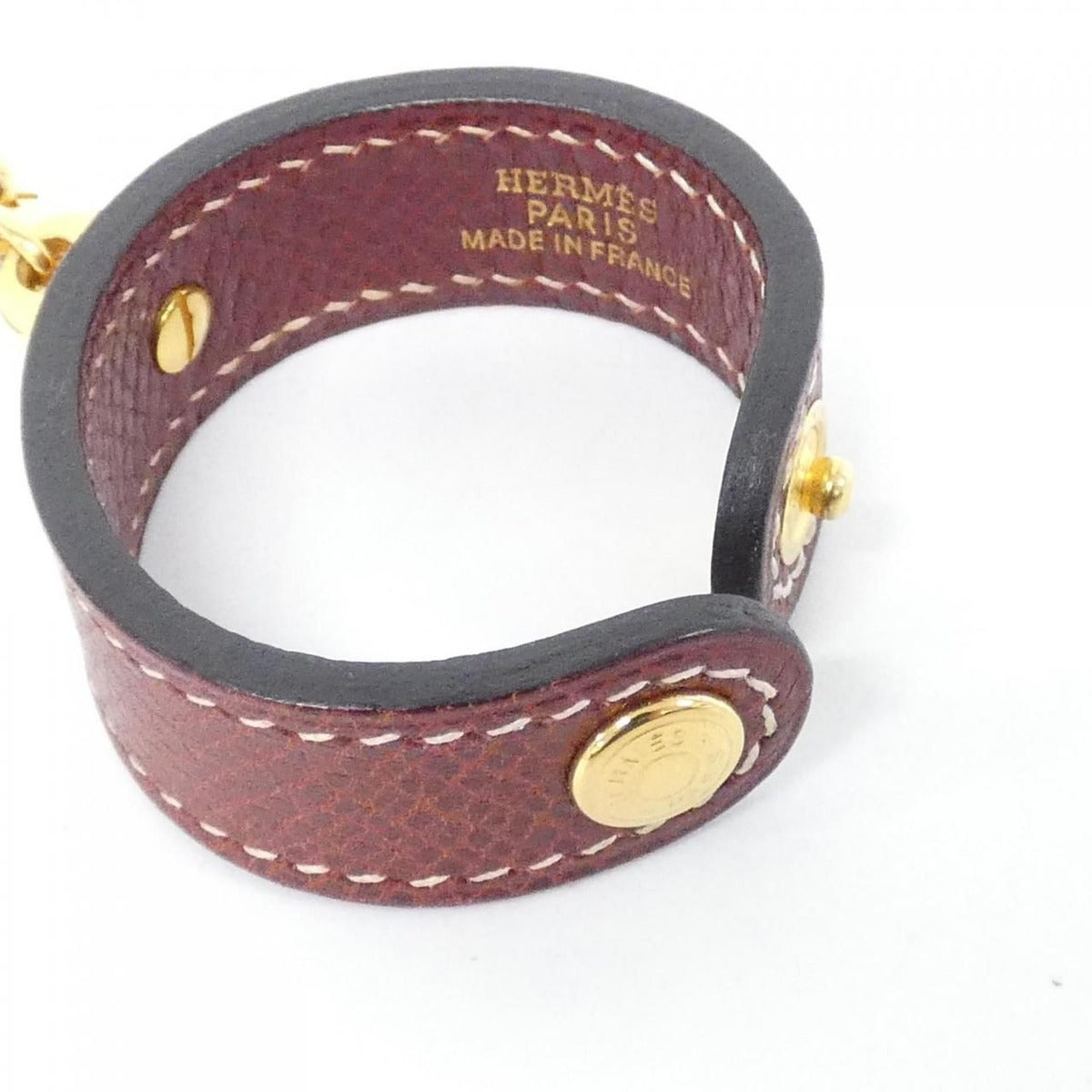 Hermes Vintage Nomad Glove Holder Gloves Rouge H — view 4