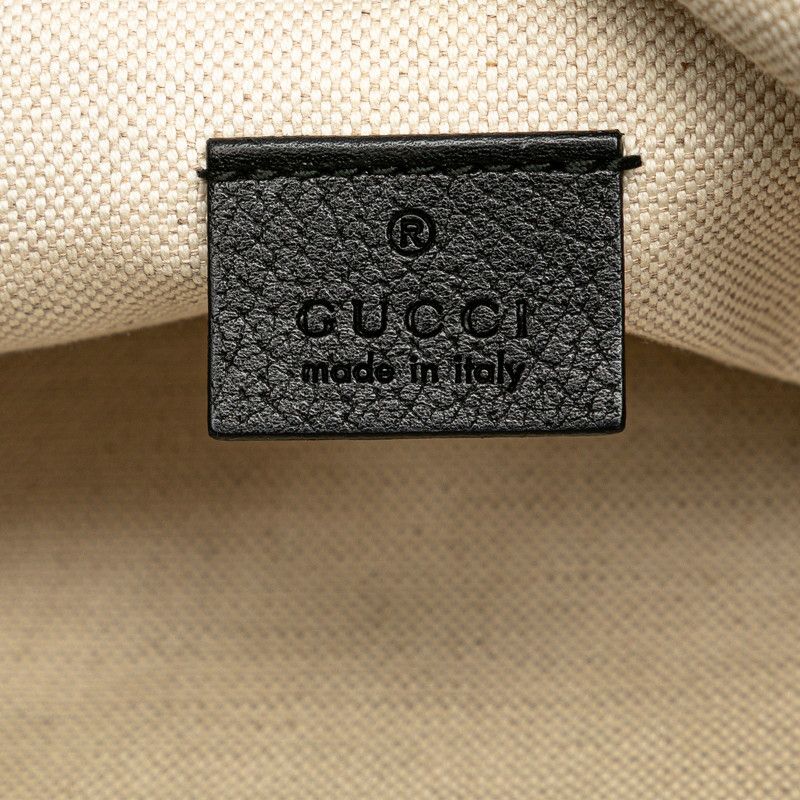 Gucci GG Velvet Sherry Line Crossbody Shoulder Bag Bucket Bag 574960 Navy