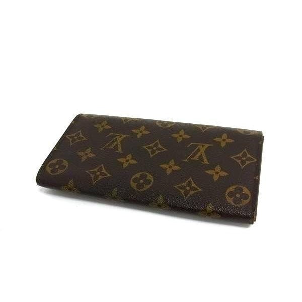 Louis Vuitton Wallet Monogram Pochette Porte Monet Cles Di Brown — view 3