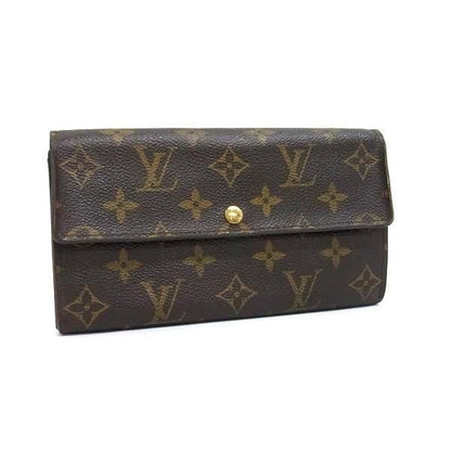 Louis Vuitton Wallet Monogram Pochette Porte Monet Cles Di Brown