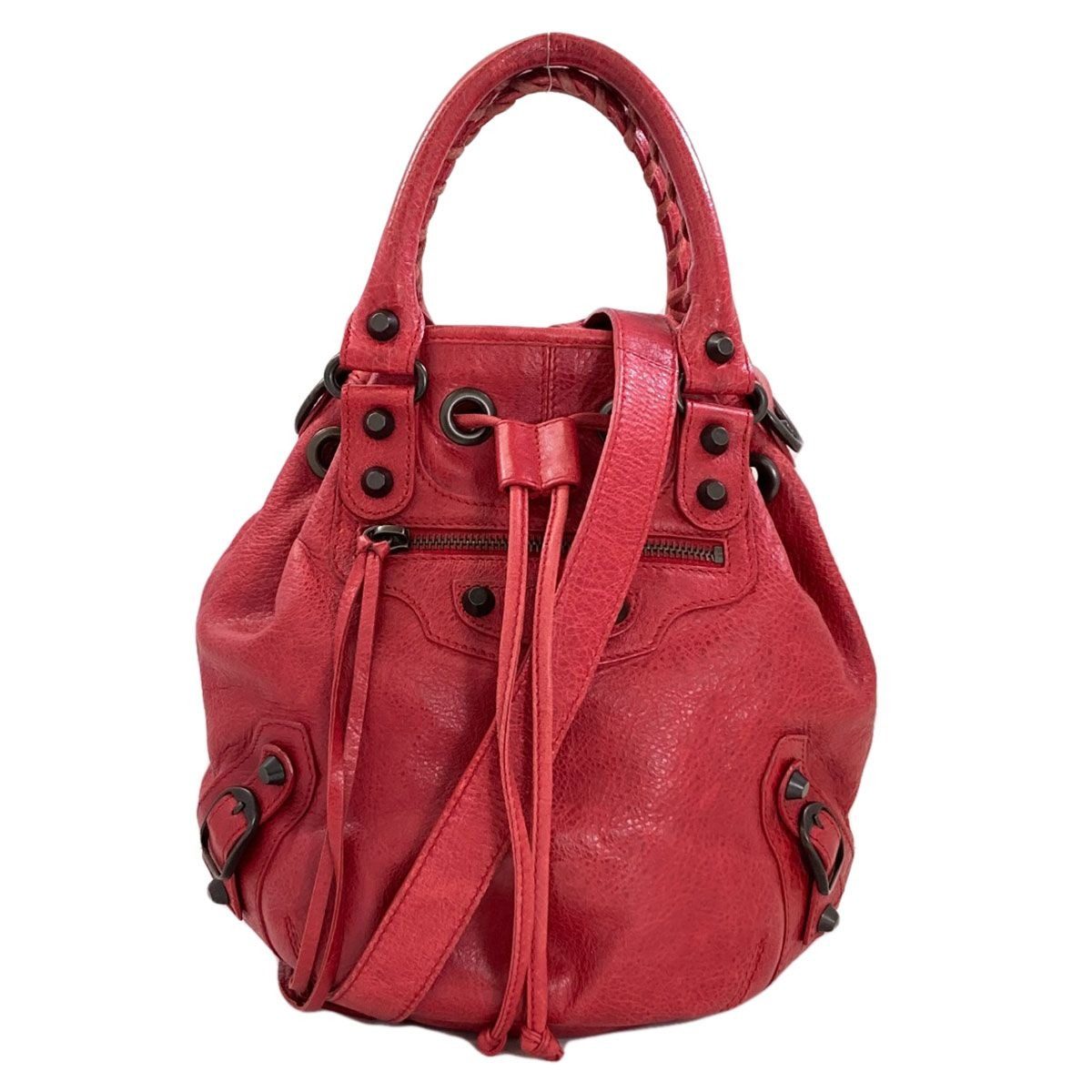 Balenciaga Classic Mini Pom Handbag Calf
